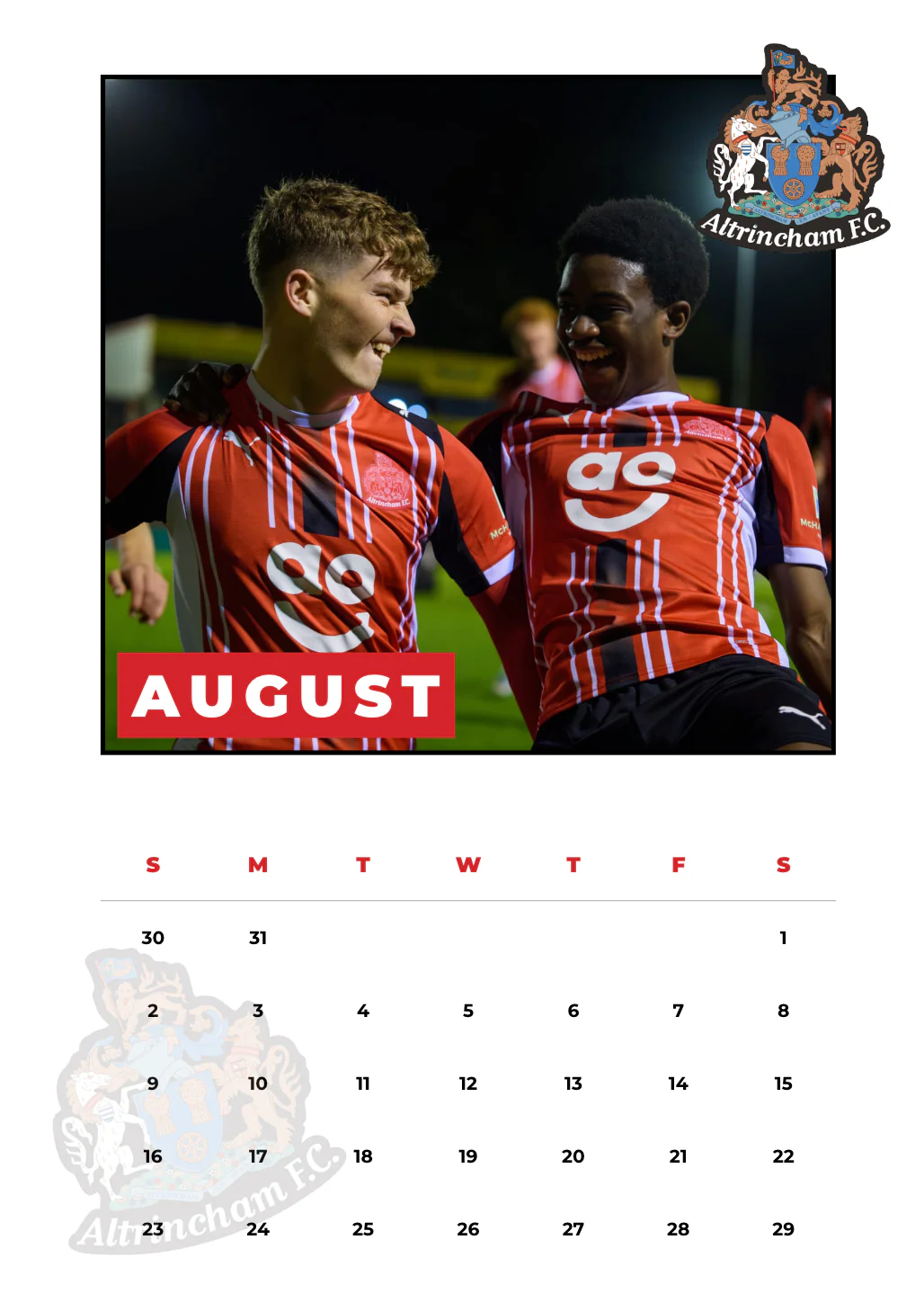 2026 Official Club Calendar - Image 3