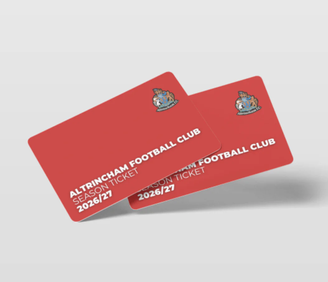 2026/27 Season Ticket Physical Card