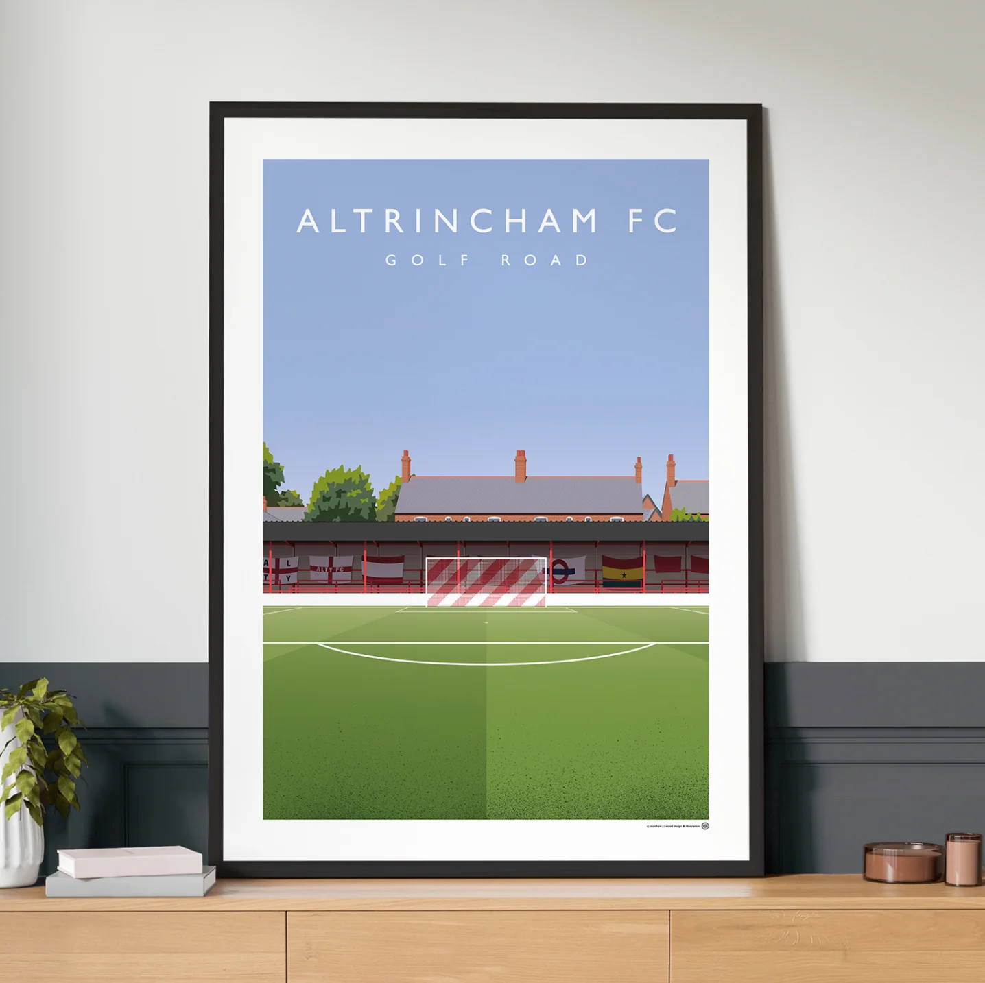 Gold Road & Moss Lane Framed Prints - Image 3