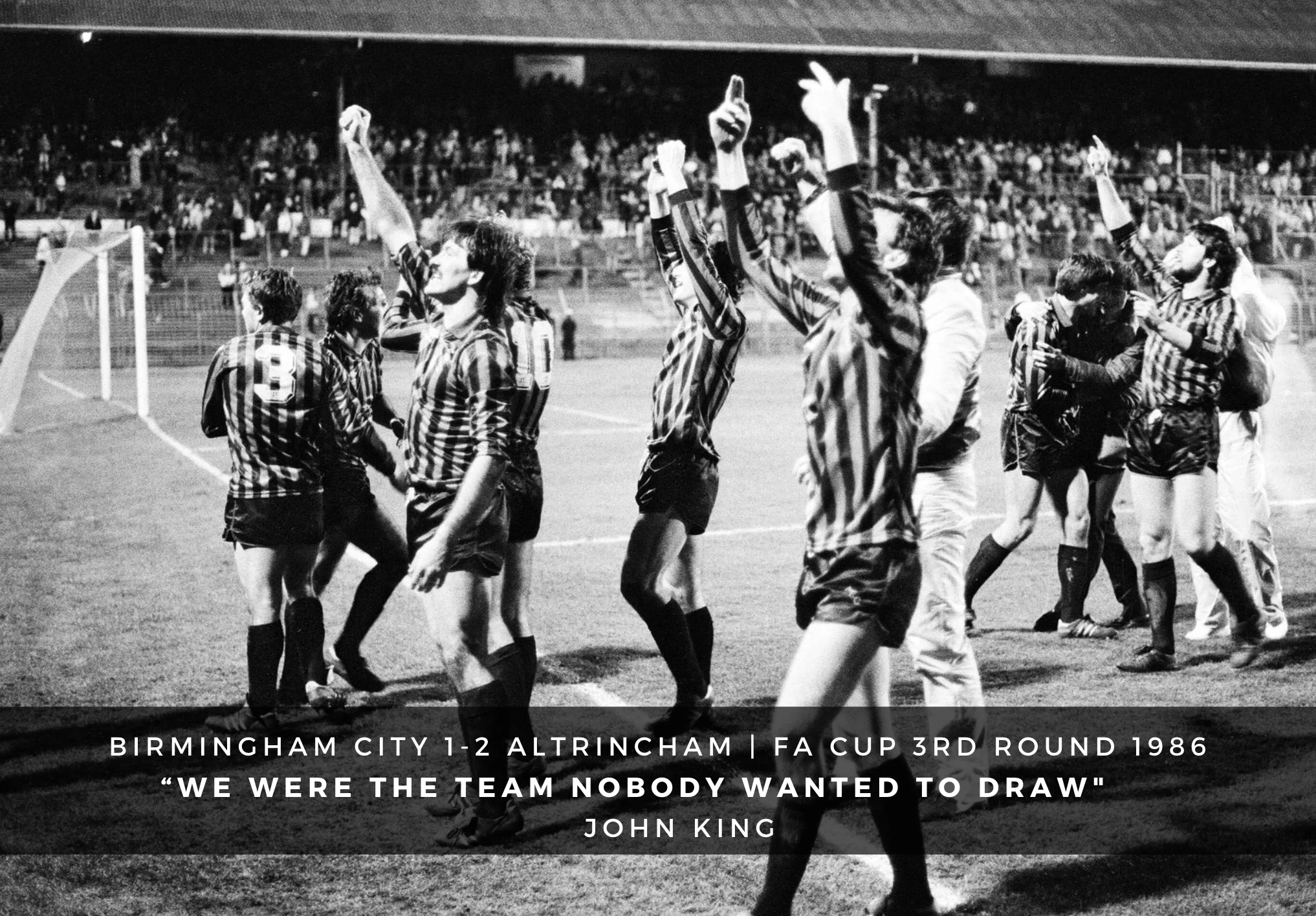 John King FA Cup Giantkillers - A4 Framed Print - Image 2