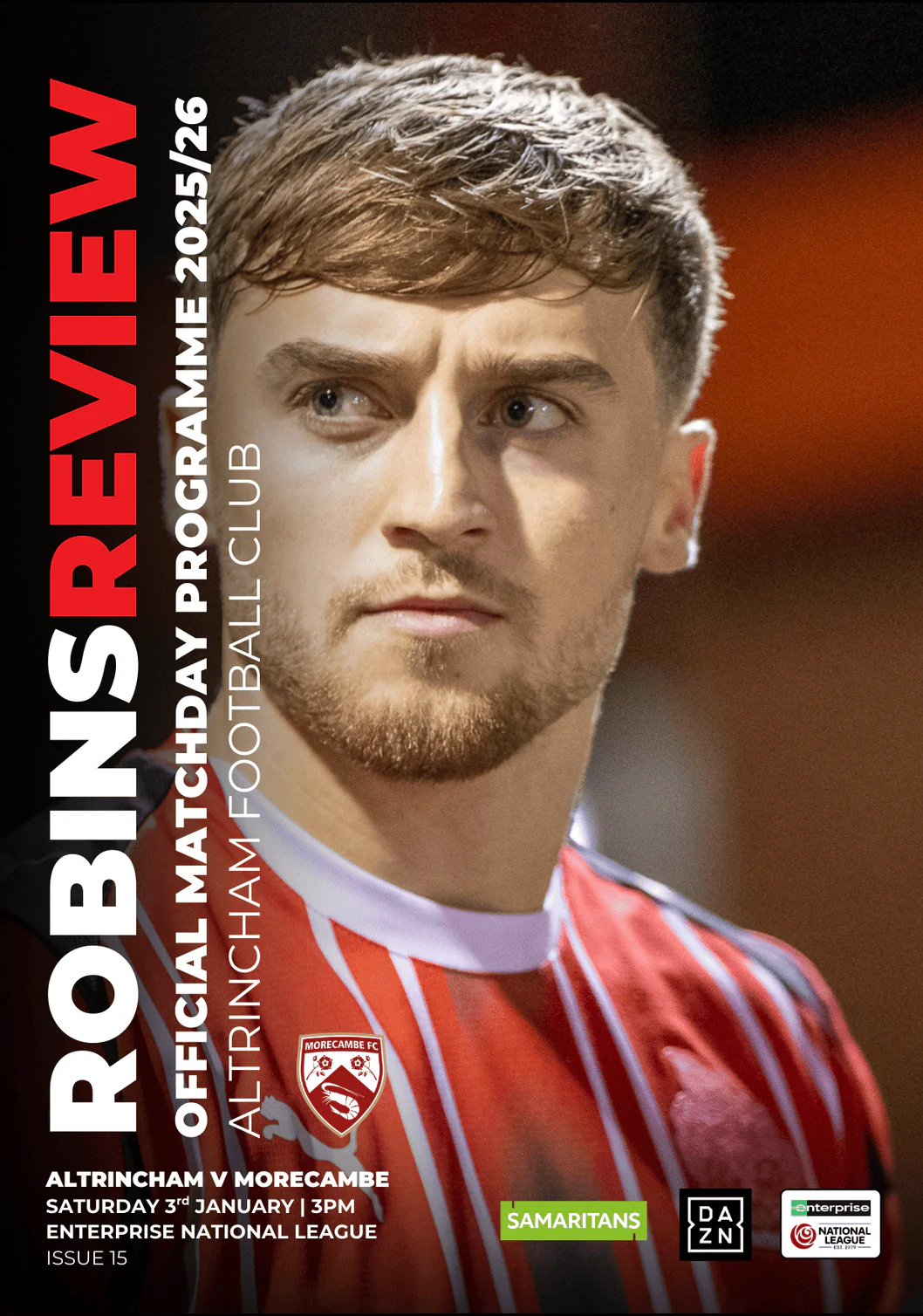 Robins Review Matchday Programme - Altrincham v Morecambe